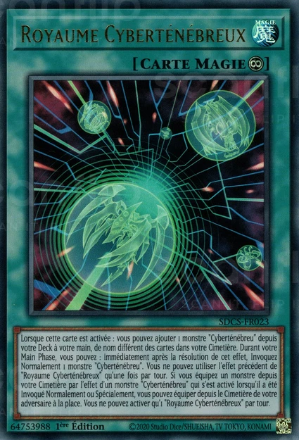 YGO [FR] SDCS-FR023 ROYAUME CYBERTENEBREUX (ULTRA RARE)