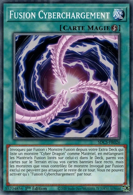 YGO [FR] SDCS-FR026 FUSION CYBERCHARGEMENT (COMMUNE)