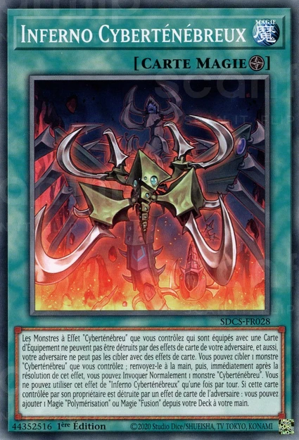 YGO [FR] SDCS-FR028 INFERNO CYBERTENEBREUX (COMMUNE)