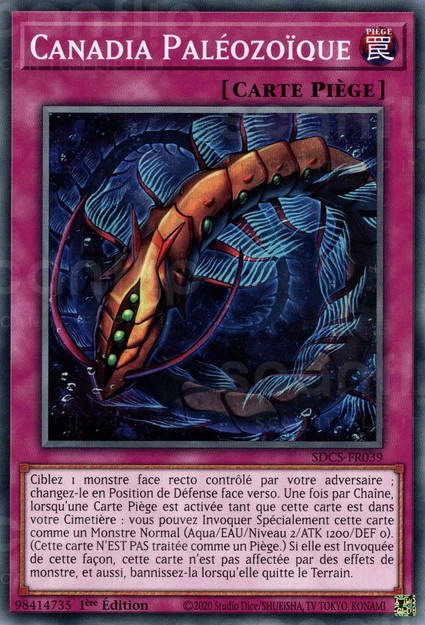 YGO [FR] SDCS-FR039 CANADIA PALEOZOIQUE (COMMUNE)