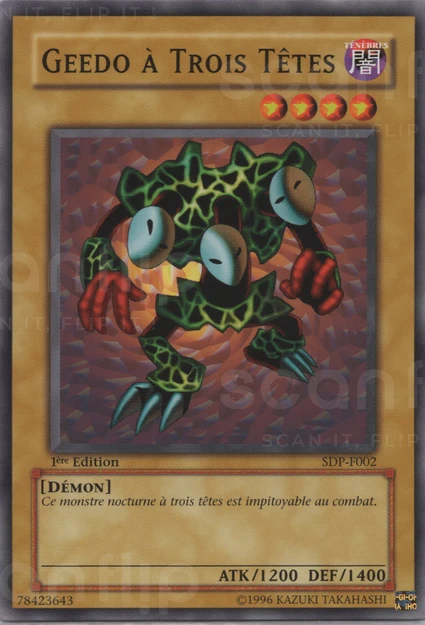 YGO [FR] SDP-F002 (ED1) GEEDO A TROIS TETES (COMMUNE)