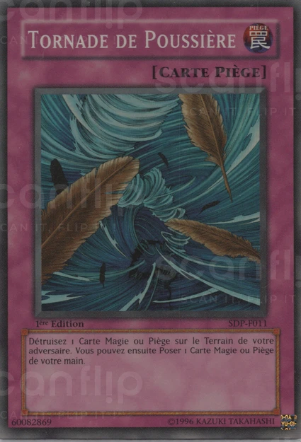 YGO [FR] SDP-F011 (ED1) TORNADE DE POUSSIERE (SUPER RARE)