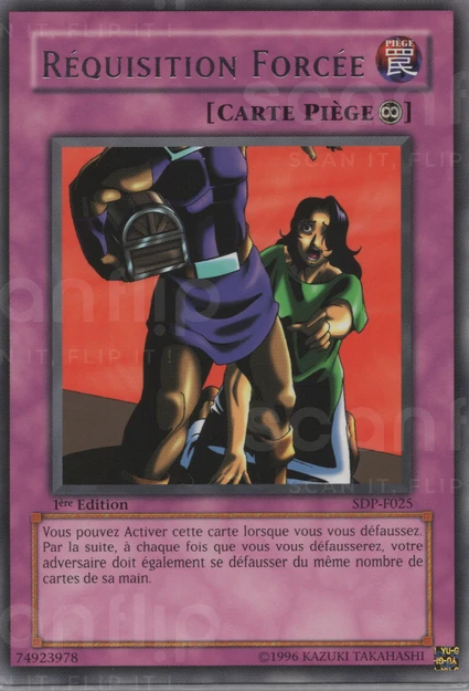 YGO [FR] SDP-F025 (ED1) REQUISITION FORCEE (RARE)