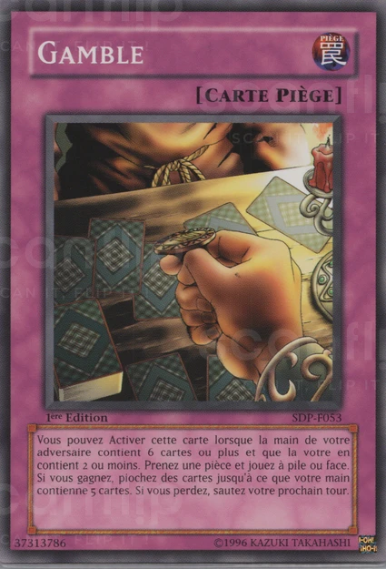 YGO [FR] SDP-F053 (ED1) GAMBLE (COMMUNE)