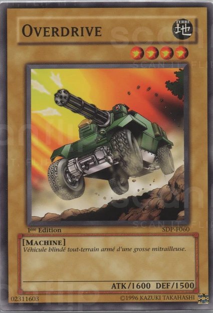 YGO [FR] SDP-F060 (ED1) OVERDRIVE (COMMUNE)