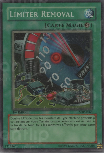 YGO [FR] SDP-F064 (ED1) LIMITER REMOVAL (SUPER RARE)