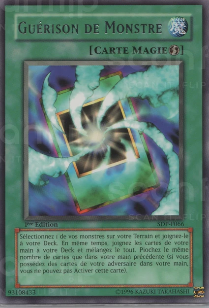 YGO [FR] SDP-F066 (ED1) GUERISON DE MONSTRE (RARE)