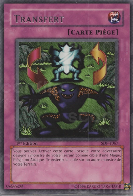 YGO [FR] SDP-F067 (ED1) TRANSFERT (RARE)