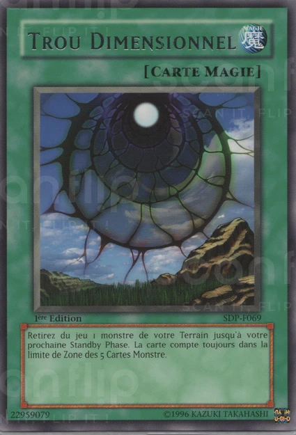 YGO [FR] SDP-F069 (ED1) TROU DIMENSIONNEL (RARE)