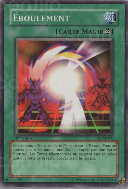 YGO [FR] SDP-F070 (ED1) &Eacute;BOULEMENT (COMMUNE)