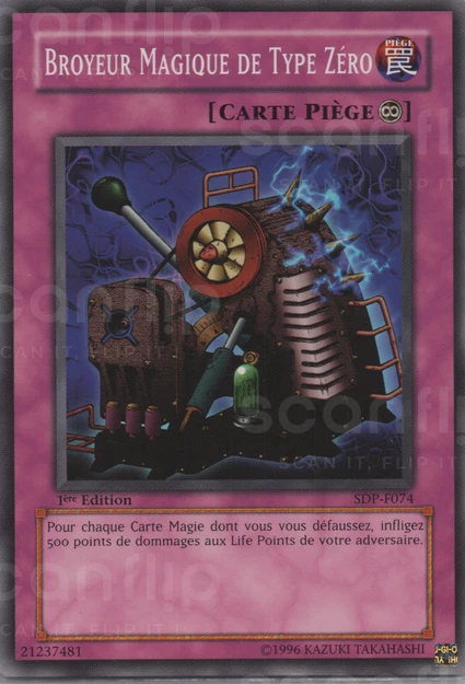 YGO [FR] SDP-F074 (ED1) BROYEUR MAGIQUE DE TYPE ZERO (COMMUNE)