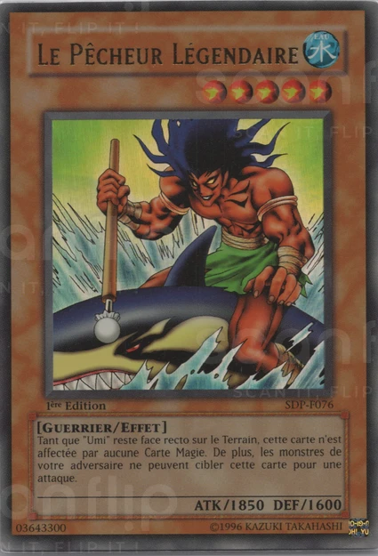 YGO [FR] SDP-F076 (ED1) LE PECHEUR LEGENDAIRE (ULTRA RARE)