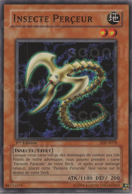 YGO [FR] SDP-F078 (ED1) INSECTE PERCEUR (COMMUNE)