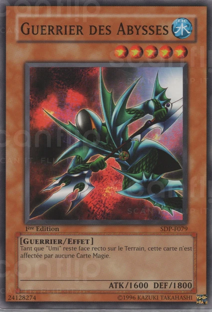 YGO [FR] SDP-F079(ED1) GUERRIER DES ABYSSES (COMMUNE)