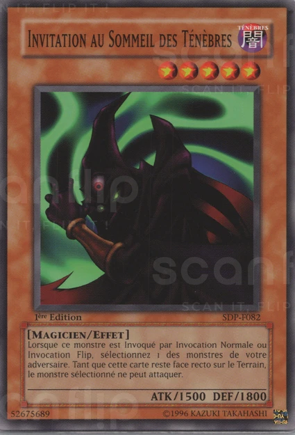 YGO [FR] SDP-F082 (ED1) INVITATION AU SOMMEIL DES TENEBRES (COMMUNE)