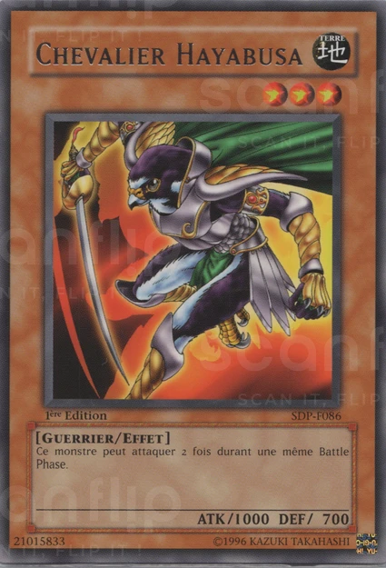 YGO [FR] SDP-F086 (ED1) CHEVALIER HAYABUSA (RARE)