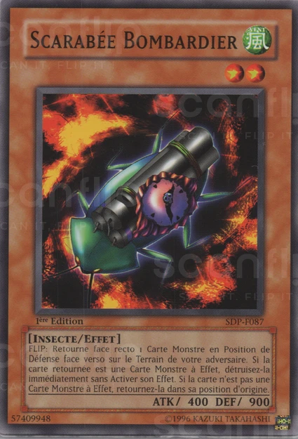 YGO [FR] SDP-F087 (ED1) SCARABEE BOMBARDIER (COMMUNE)