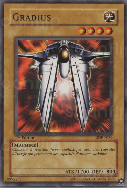 YGO [FR] SDP-F089 (ED1) GRADIUS (COMMUNE)