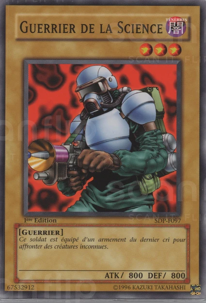 YGO [FR] SDP-F097 (ED1) GUERRIER DE LA SCIENCE (COMMUNE)
