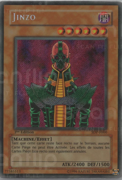 YGO [FR] SDP-F000 (ED1) JINZO (SECRETE RARE)