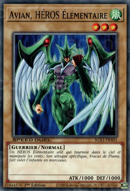 YGO [FR] SGX1-FRA01 AVIAN, HEROS &Eacute;LEMENTAIRE (COMMUNE)