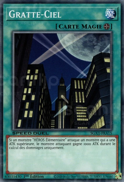 YGO [FR] SGX1-FRA15 GRATTE-CIEL (COMMUNE)