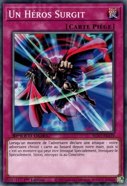 YGO [FR] SGX1-FRA19 UN HEROS SURGIT (COMMUNE)