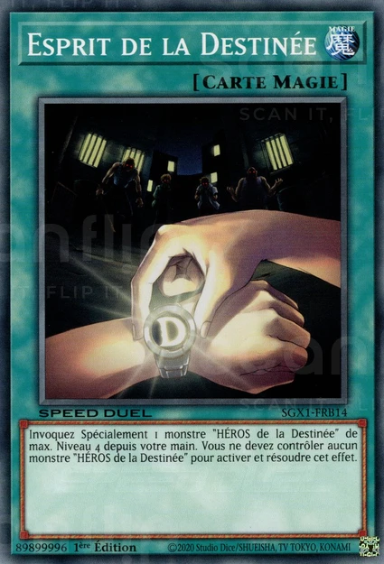 YGO [FR] SGX1-FRB14 ESPRIT DE LA DESTINEE (COMMUNE)