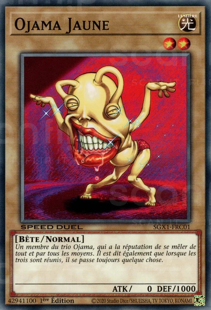 YGO [FR] SGX1-FRC01 OJAMA JAUNE (COMMUNE)