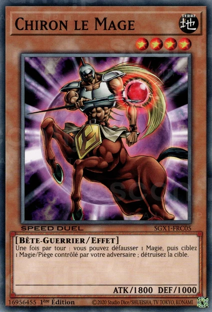 YGO [FR] SGX1-FRC05 CHIRON LE MAGE (COMMUNE)