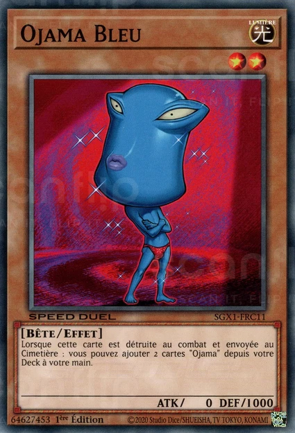 YGO [FR] SGX1-FRC11 OJAMA BLEU (COMMUNE)