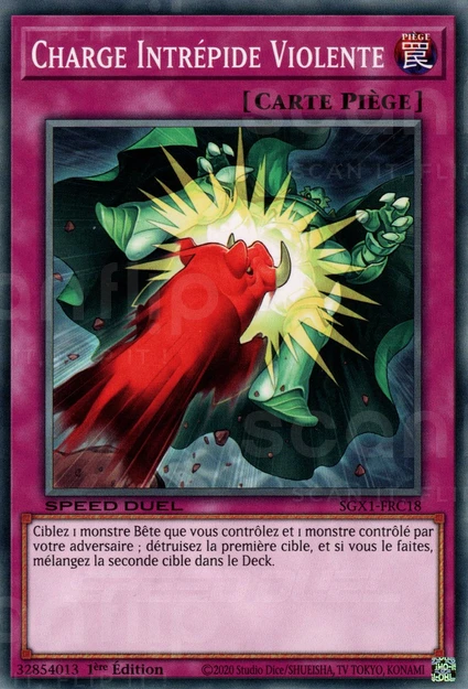 YGO [FR] SGX1-FRC18 CHARGE INTREPIDE VIOLENTE (COMMUNE)