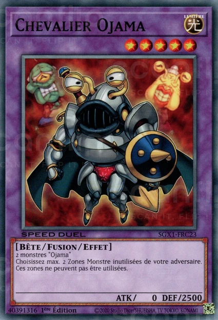 YGO [FR] SGX1-FRC23 CHEVALIER OJAMA (COMMUNE)