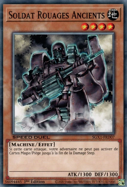 YGO [FR] SGX1-FRD07 SOLDAT ROUAGES ANCIENTS (COMMUNE)
