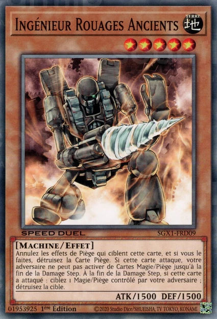 YGO [FR] SGX1-FRD09 INGENIEUR ROUAGES ANCIENTS (COMMUNE)