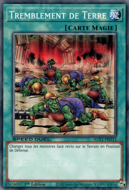 YGO [FR] SGX1-FRD12 TREMBLEMENT DE TERRE (COMMUNE)