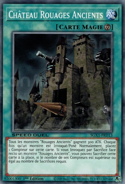 YGO [FR] SGX1-FRD13 CHATEAU ROUAGES ANCIENTS (COMMUNE)