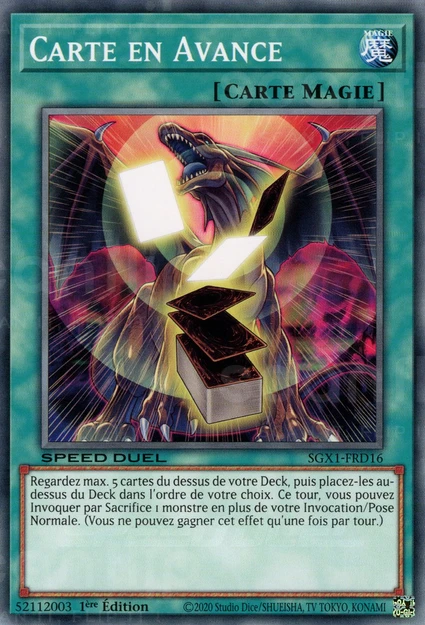 YGO [FR] SGX1-FRD16 CARTE EN AVANCE (COMMUNE)
