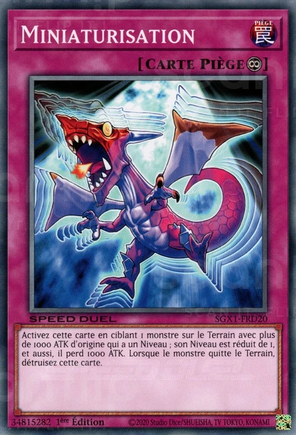YGO [FR] SGX1-FRD20 MINIATURISATION (COMMUNE)