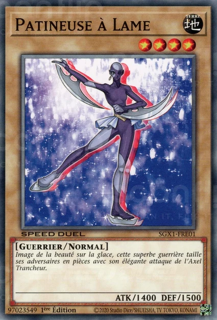 YGO [FR] SGX1-FRE01 PATINEUSE A LAME (COMMUNE)