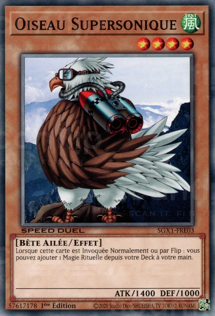 YGO [FR] SGX1-FRE03 OISEAU SUPERSONIQUE (COMMUNE)