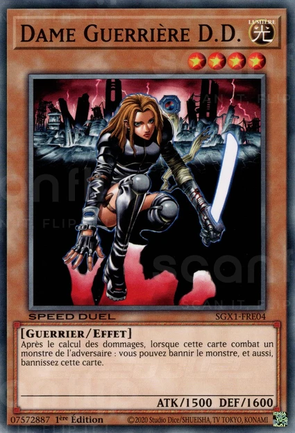 YGO [FR] SGX1-FRE04 DAME GUERRIERE D. D. (COMMUNE)