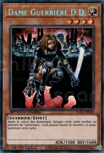 YGO [FR] SGX1-FRE04 DAME GUERRIERE D. D. (SECRETE RARE)