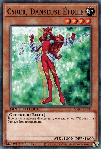 YGO [FR] SGX1-FRE06 CYBER, DANSEUSE &Eacute;TOILE (COMMUNE)
