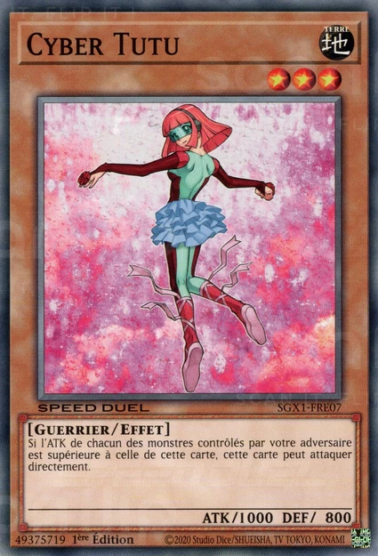 YGO [FR] SGX1-FRE07 CYBER TUTU (COMMUNE)
