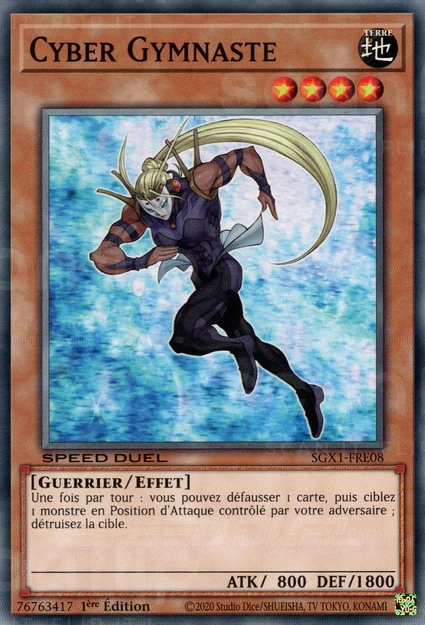 YGO [FR] SGX1-FRE08 CYBER GYMNASTE (COMMUNE)