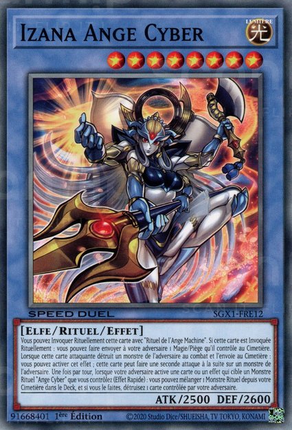 YGO [FR] SGX1-FRE12 IZANA ANGE CYBER (COMMUNE)
