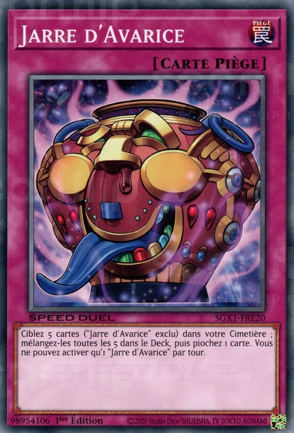 YGO [FR] SGX1-FRE20 JARRE D'AVARICE (COMMUNE)