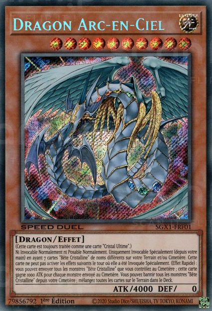 YGO [FR] SGX1-FRF01 DRAGON ARC-EN-CIEL (SECRETE RARE)