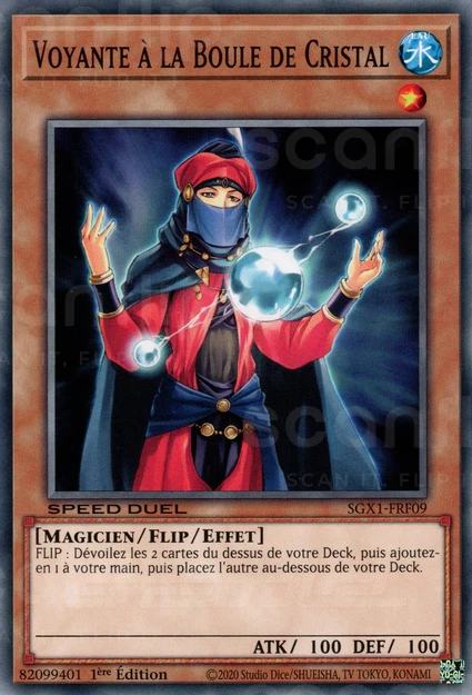 YGO [FR] SGX1-FRF09 VOYANTE A LA BOULE DE CRISTAL (COMMUNE)